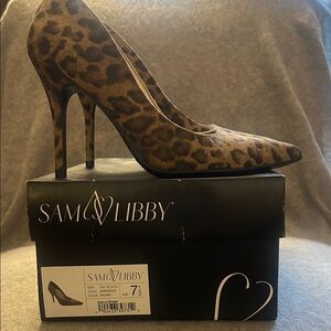Sam & Libby Brown Leopard Heels